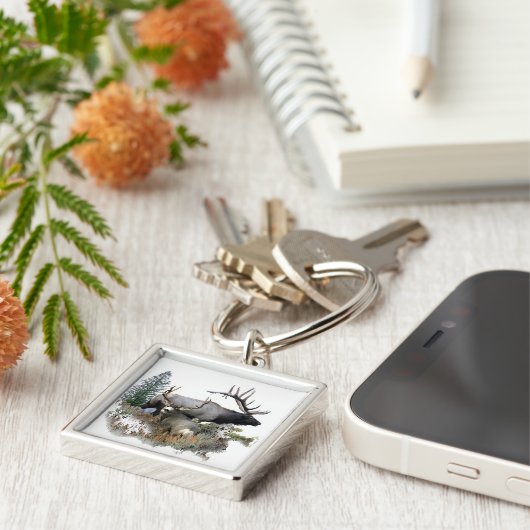 Noord-Amerikaans groots spel Sleutelhanger (Zijkant)