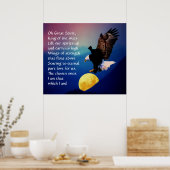 Noord-Amerikaans Indiaas gebed Poster (Keuken)