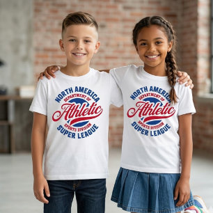 Noord-Amerikaanse Atletiek Sportdivisie T-shirt