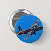 Noord-Amerikaanse B-25 Mitchel Ronde Button 5,7 Cm (Voorkant /achterkant)