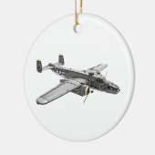 Noord-Amerikaanse B-25 Mitchell-bommenwerper Keramisch Ornament (Links)