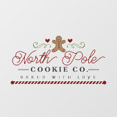 Noord-Amerikaanse bakkerskoekjes Raamsticker (Vel)