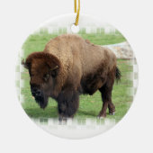 Noord-Amerikaanse Bison Ornament (Voorkant)