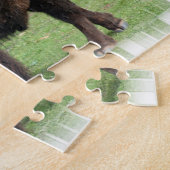 Noord-Amerikaanse Bison Puzzle Legpuzzel (Zijkant)