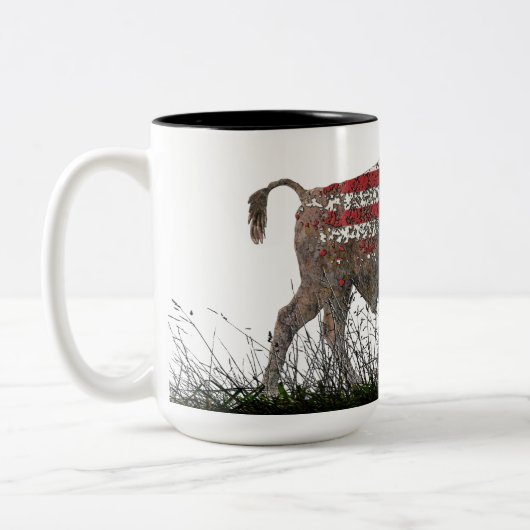 Noord-Amerikaanse buffel Tweekleurige Koffiemok (Links)