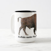 Noord-Amerikaanse buffel Tweekleurige Koffiemok (Voorkant links)