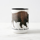 Noord-Amerikaanse buffel Tweekleurige Koffiemok (Center)