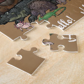 Noord-Amerikaanse dieren - Jigzaag Puzzle Legpuzzel (Zijkant)