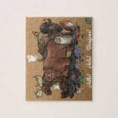 Noord-Amerikaanse dieren - Jigzaag Puzzle Legpuzzel (Verticaal)