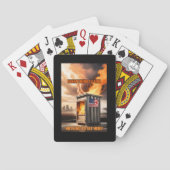 Noord-Amerikaanse eenheid: omhoog gaan in rook Pokerkaarten (Achterkant)