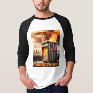 Noord-Amerikaanse eenheid: omhoog gaan in rook T-shirt