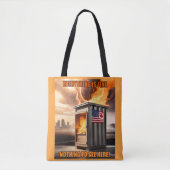 Noord-Amerikaanse eenheid: omhoog gaan in rook Tote Bag (Voorkant)