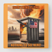 Noord-Amerikaanse eenheid: omhoog gaan in rook Vierkante Klok (Voorkant)