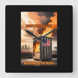 Noord-Amerikaanse eenheid: omhoog gaan in rook Vierkante Klok