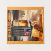 Noord-Amerikaanse eenheid: omhoog gaan in rook Wandkleed (Voorkant (horizontaal))