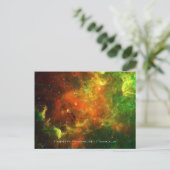 Noord-Amerikaanse en Pelican Nebulae Briefkaart (Staand voorkant)
