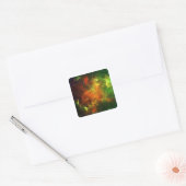 Noord-Amerikaanse en Pelican Nebulae Vierkante Sticker (Envelop)