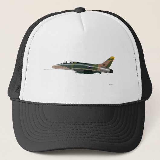 Noord-Amerikaanse F-100 Super Saber 41851 Trucker Pet (Voorkant)