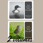 Noord-Amerikaanse geschilderde vogels vogelen wild Kalender