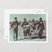 Noord-Amerikaanse goudgravers, c.1849 (foto) Briefkaart (Voorkant / Achterkant)