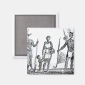 Noord-Amerikaanse Indiërs Magneet (Voorkant / Achterkant)