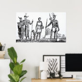 Noord-Amerikaanse Indiërs Poster (Thuiskantoor)