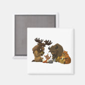 Noord-Amerikaanse Jug Band Magnet (Voorkant / Achterkant)