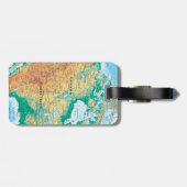 Noord-Amerikaanse kaart Bagagelabel (Achterkant horizontaal)