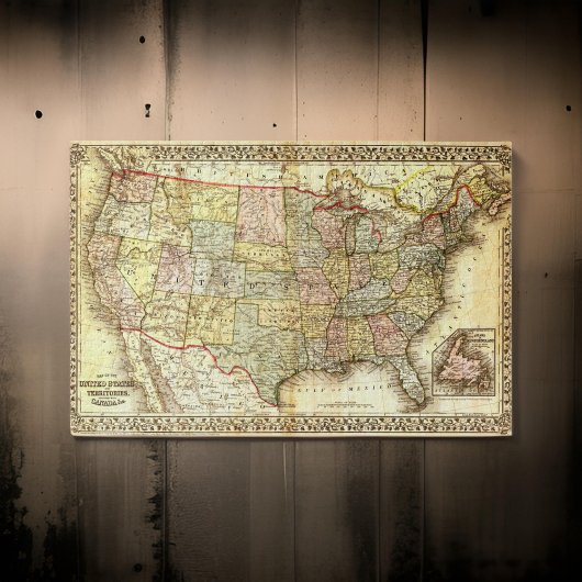  Noord-Amerikaanse kaart Legpuzzel