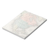  Noord-Amerikaanse kaart Notitieblok (Linkerzijde)