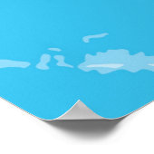 Noord-Amerikaanse kaart Poster (Hoek)