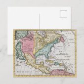 Noord-Amerikaanse Kaart van Noord-Amerika (Voorkant / Achterkant)