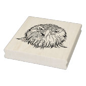 Noord-Amerikaanse kale arend art kleurplaat Rubberstempel (Stempel)