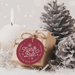 Noord-Amerikaanse kerstcadeautags voor speciale ke Bedankjes Labels