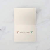 Noord-Amerikaanse kolibries Dank u Kaart (Binnen)