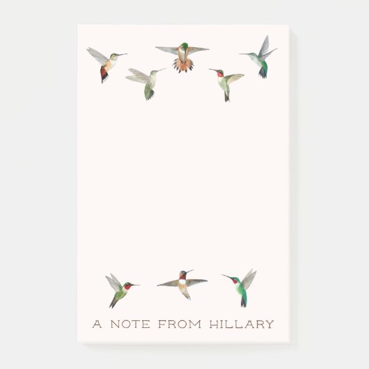 Noord-Amerikaanse kolibries Post-it Notes (Voorkant)
