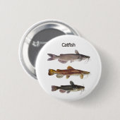 Noord-Amerikaanse Logo Ronde Button 5,7 Cm (Voorkant /achterkant)