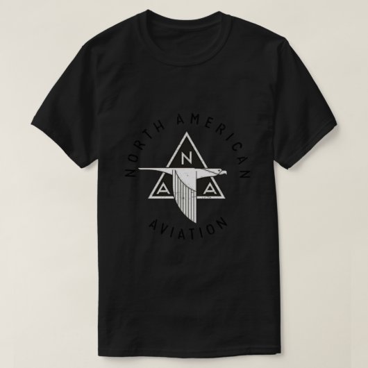 Noord-Amerikaanse Luchtvaartmaatschappij NAA Class T-shirt (Design voorkant)