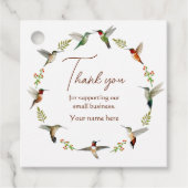 Noord-Amerikaanse mensvogels Bedankjes Labels (Voorkant)