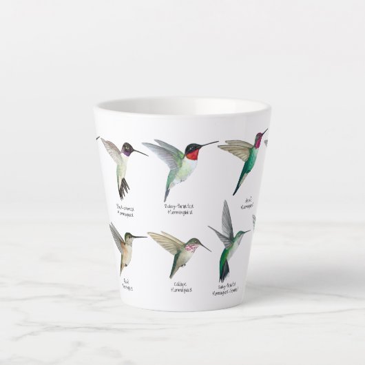 Noord-Amerikaanse mensvogels Latte Mok (Voorkant)