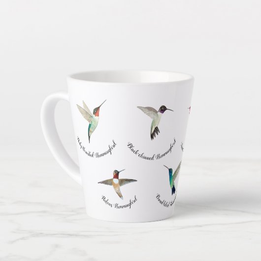 Noord-Amerikaanse mensvogels Latte Mok (Linkerhoek)