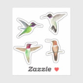 Noord-Amerikaanse mensvogels Sticker (Vel)