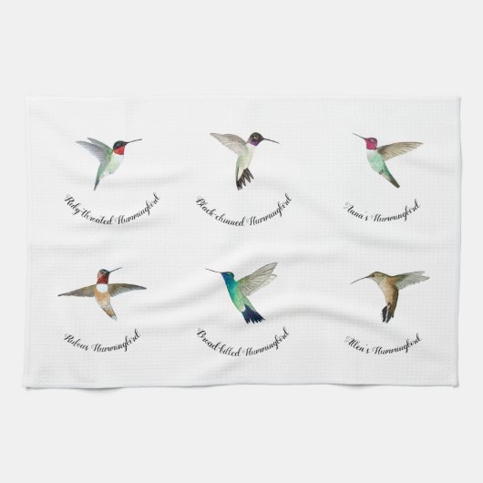 Noord-Amerikaanse mensvogels Theedoek (Horizontaal)