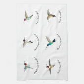 Noord-Amerikaanse mensvogels Theedoek (Verticaal)