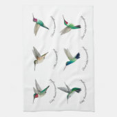 Noord-Amerikaanse mensvogels Theedoek (Verticaal)