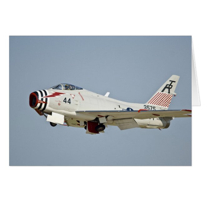 Noord-Amerikaanse Naval FJ2 Fury straaljager in vl (Voorkant Horizontaal)