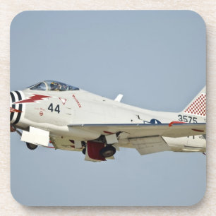 Noord-Amerikaanse Naval FJ2 Fury straaljager vlieg Bier Onderzetter