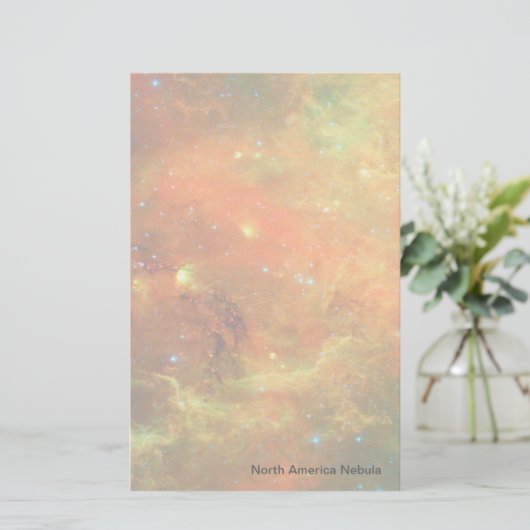 Noord-Amerikaanse Nebula Briefpapier (Staand voorkant)