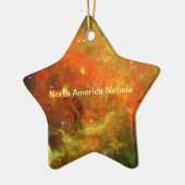 Noord-Amerikaanse Nebula Keramisch Ornament (Links)
