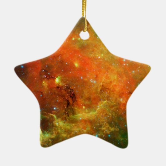 Noord-Amerikaanse Nebula Keramisch Ornament (Achterkant)